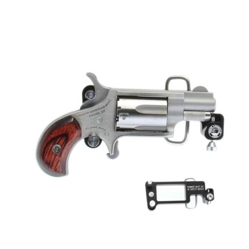 north american arms mini revolver 22 long rifle 1in stainless revolver 5 rounds 1791727 1